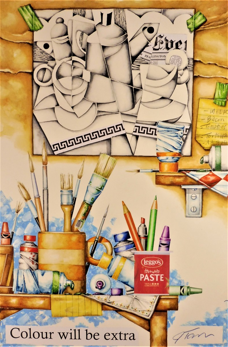 Colour will be extra 15X22 in. Mixed Media, 2021